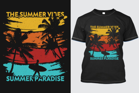 Capturing the Vibe: A Closer Look at Summer T-shirt Design 19