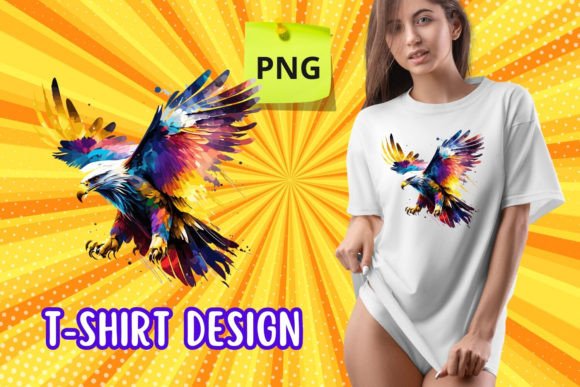 Eagle T-shirt Design Clipart: Soaring Graphics for Your Brand