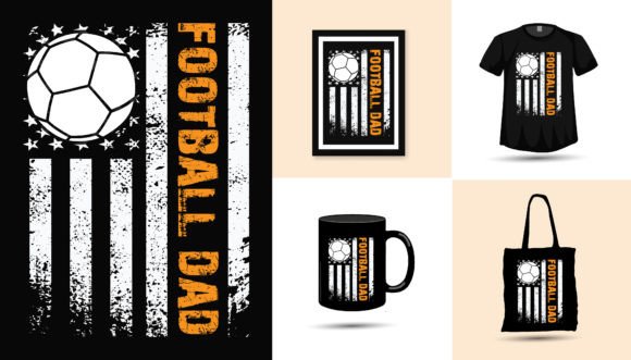 Football Dad Fathers Day Tshirt Design: A Game-Day Essential