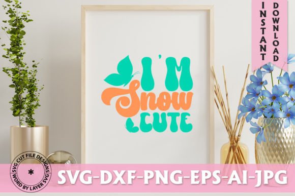 I'm Snow Cute Retro Design: A Nostalgic Touch for Modern Branding