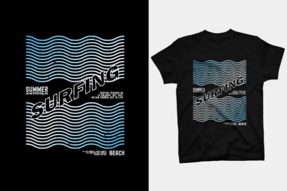 Ride the Wave: Surf Culture Graphics for T-Shirts & Apparel