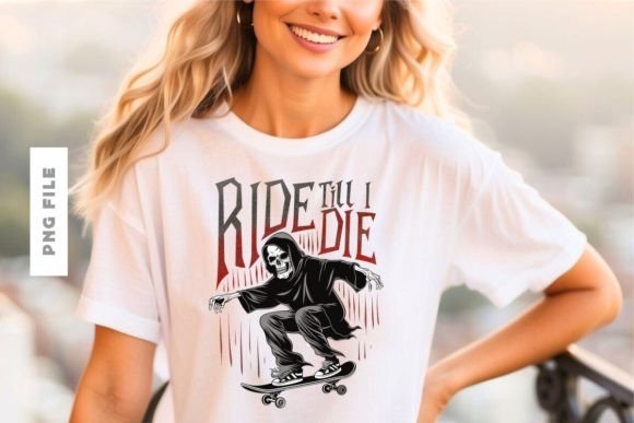 Ride Till I Die: A T-Shirt Design That Captures a Lifestyle