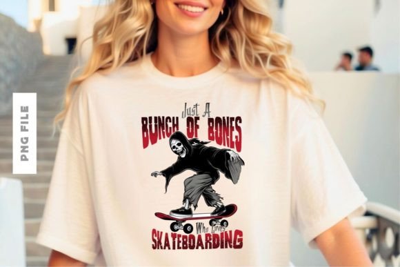 Unleash Your Brand's Edge: The Just a Bunch of Bones T-Shirt Design